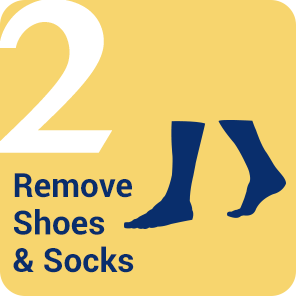 Remove Shoes &amp; Socks